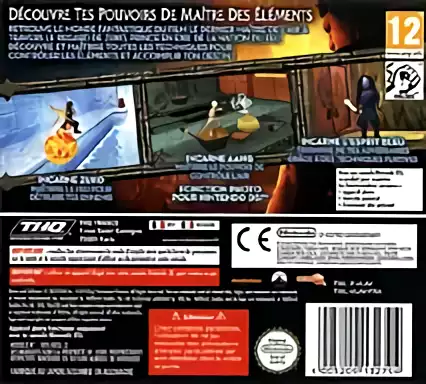 Image n° 2 - boxback : Last Airbender, The (DSi Enhanced)